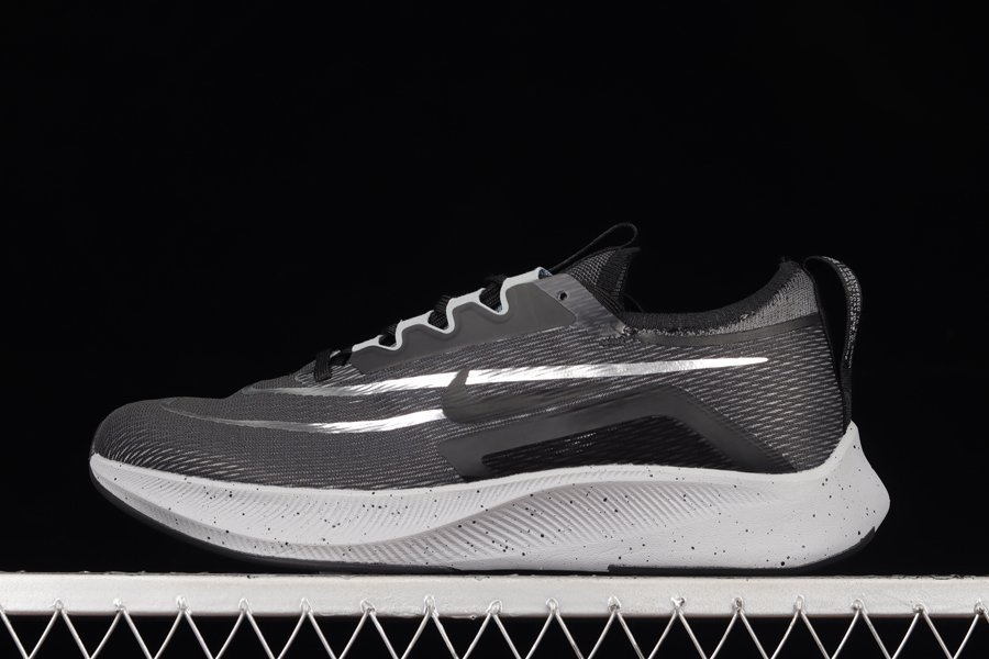 CT2392-002 Nike Zoom Fly 4 Black Dark Smoke Grey Men Road Running Shoes