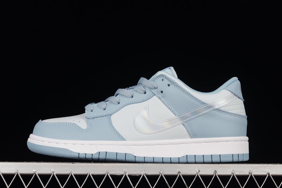 DH9765-401 Nike Dunk Low Blue Clear Swoosh