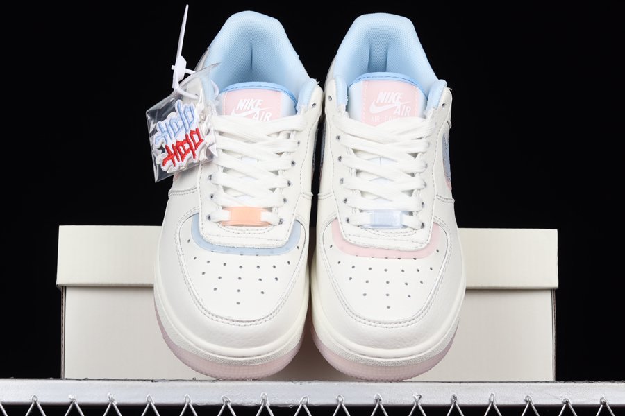 CW1574-100 Nike Air Force 1 Low White/Light Armory Blue/Arctic Punch ...