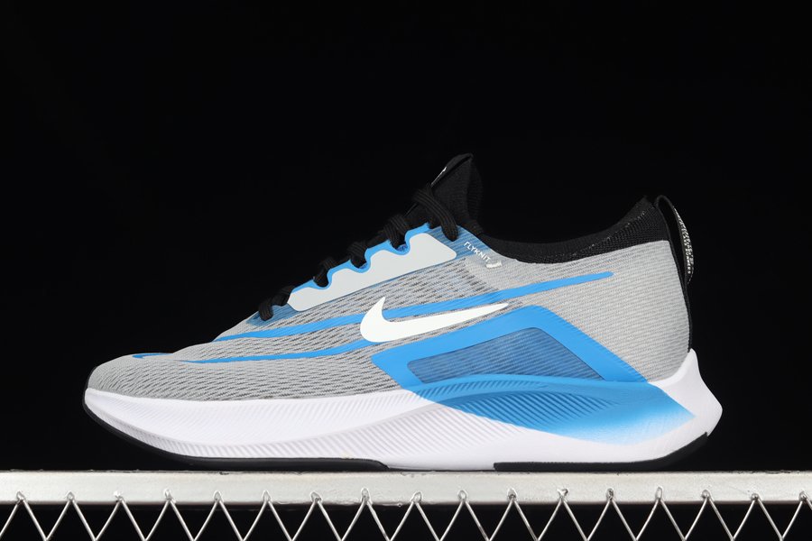 Nike Zoom Fly 4 Wolf Grey Photo Blue Running Shoes