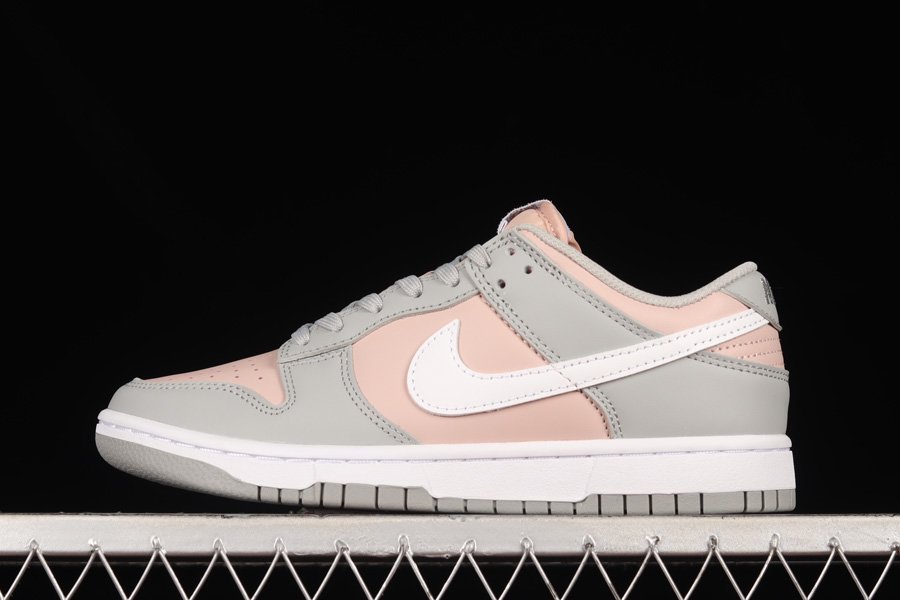 A New Nike Dunk Low In Pink and Grey