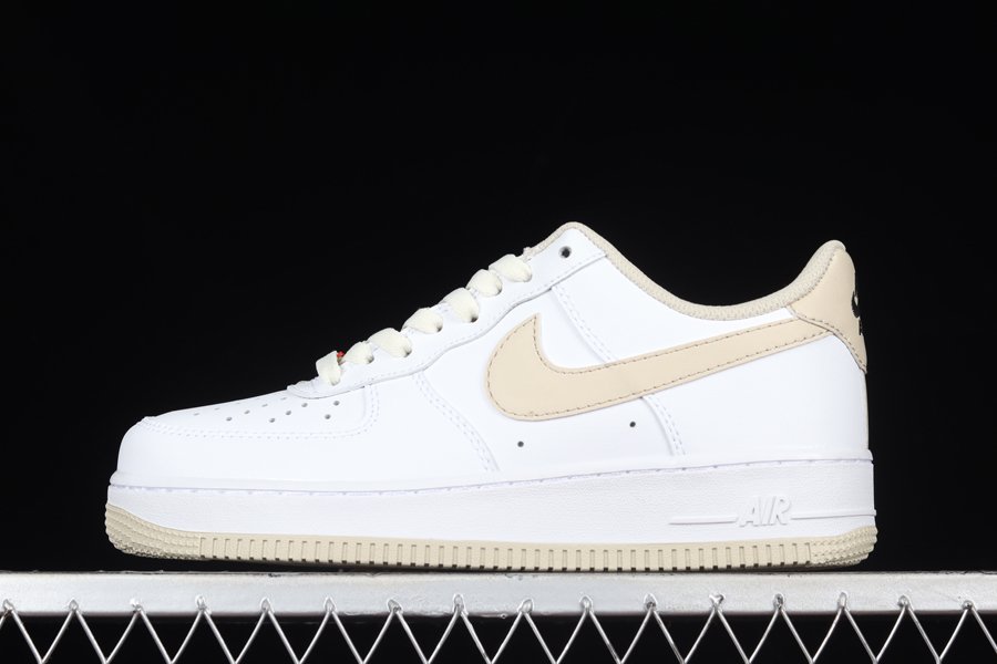 DZ2771-121 Nike Air Force 1 Low in White and Rattan