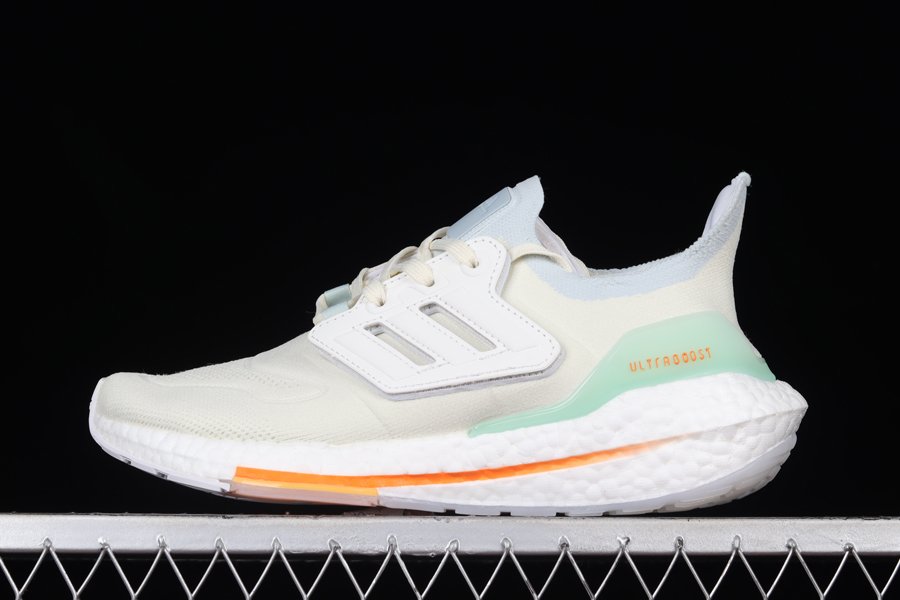 GY6227 adidas Ultraboost 22 White Blue Tint Running Shoes