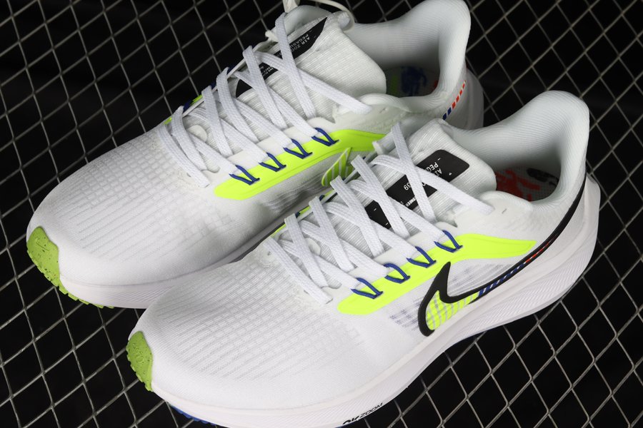 Nike Air Zoom Pegasus 39 White Green Black Running Shoes