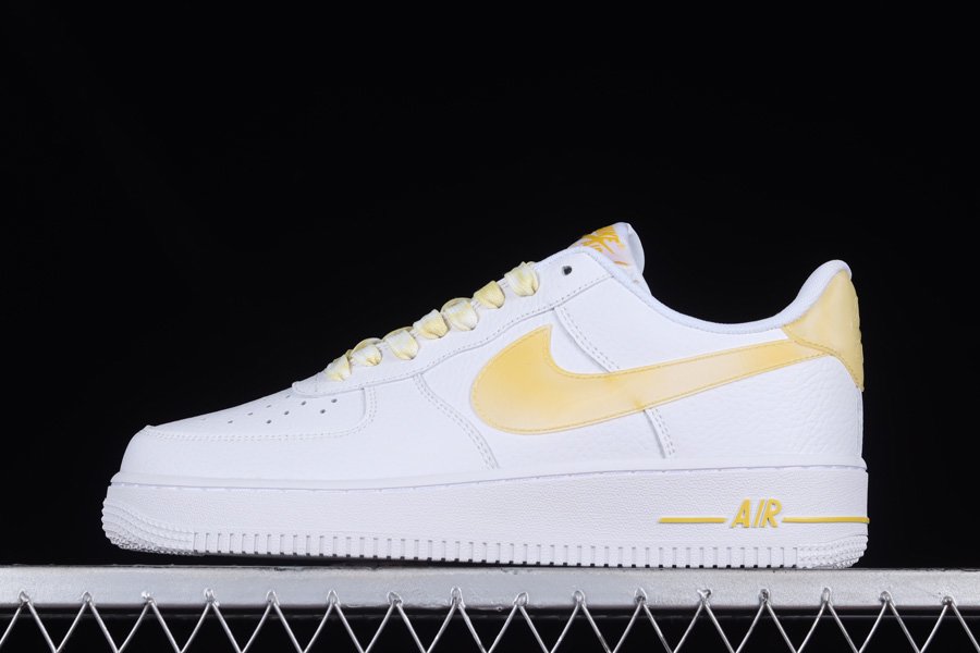 Nike Air Force 1 Low Jumbo Swoosh White Yellow