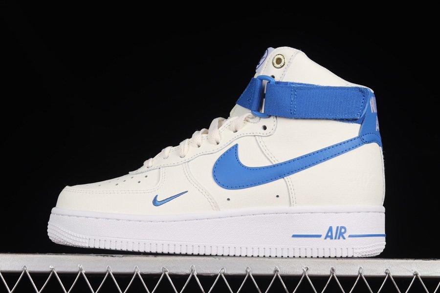 Nike Air Force 1 High SE White Blue Jay