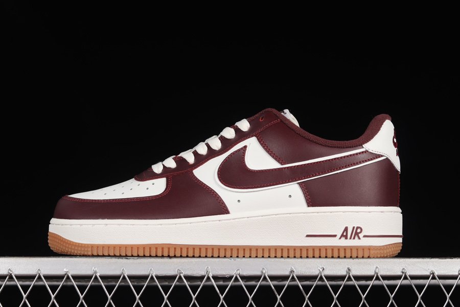 DQ7659-102 Nike Air Force 1 Low College Pack Maroon