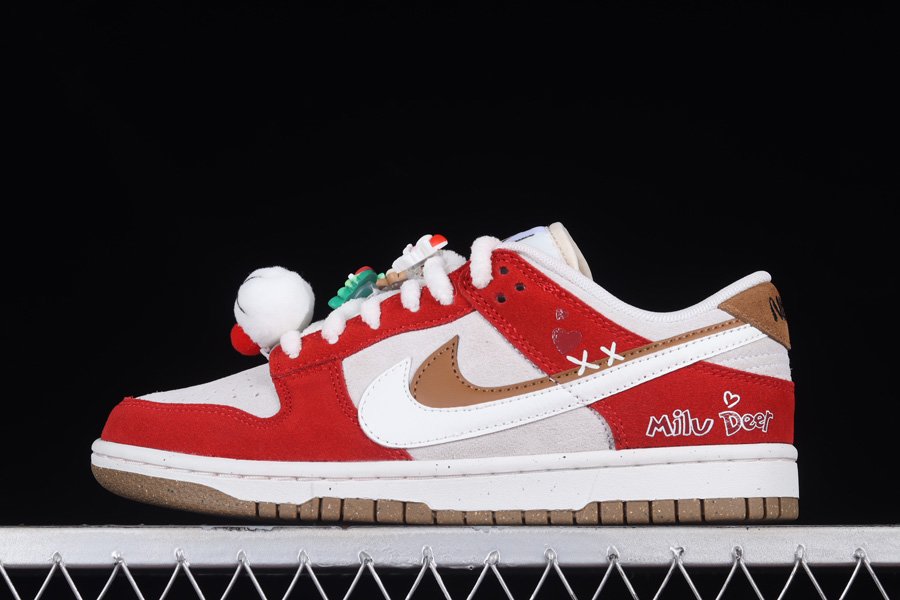 2022 Nike Dunk Low Christmas White Red