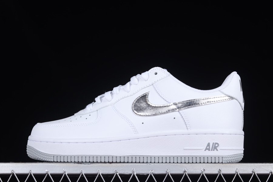 DZ6755-100 Nike Air Force 1 Low Silver Swoosh