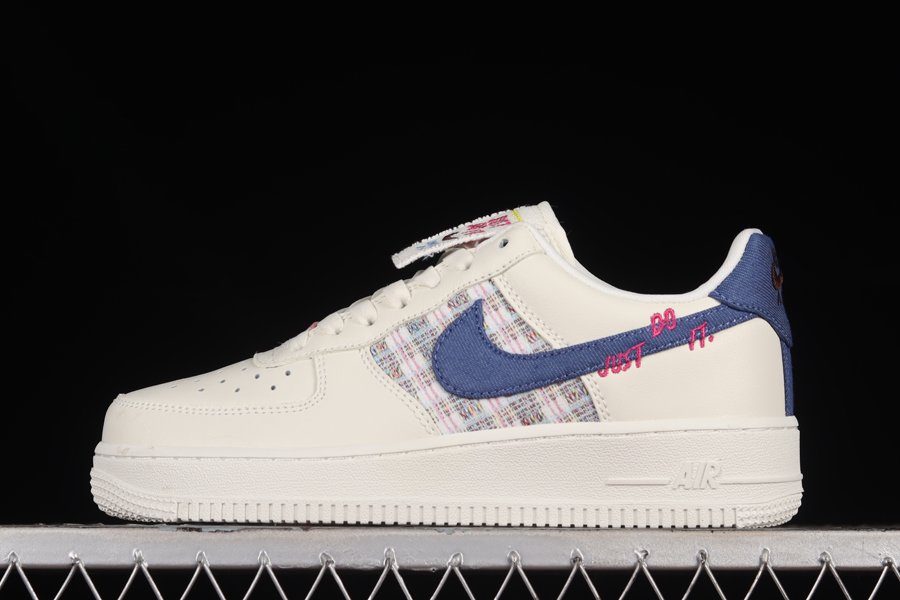 FJ7740-141 Nike Air Force 1 Low Just Do It White