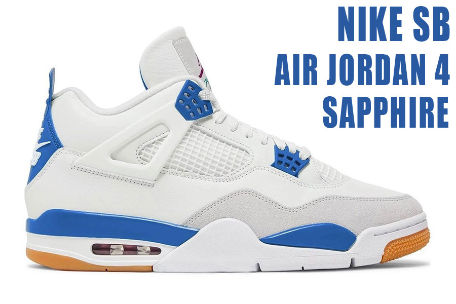 Nike SB x Air Jordan 4 Sapphire Starting to Release