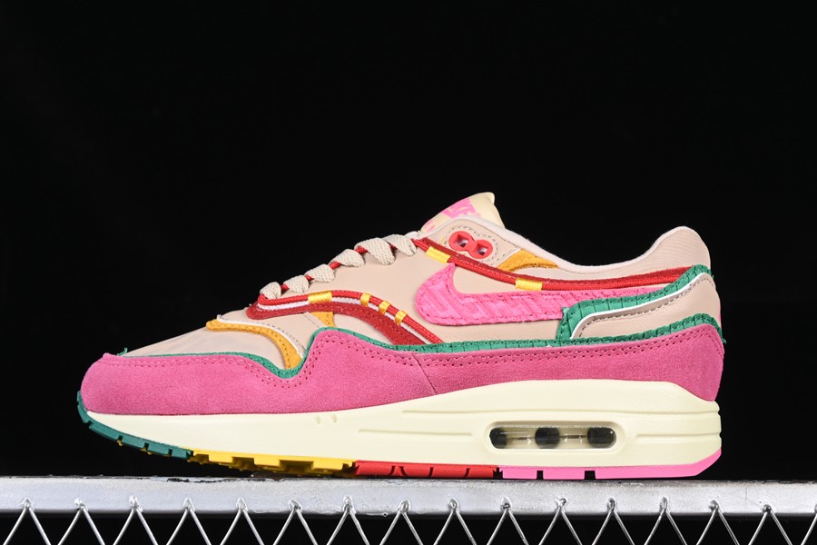 The Familia x Nike Air Max 1 Pinksicle and Stadium Green
